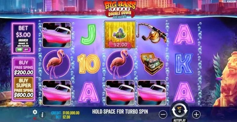 Big Bass Vegas Double Down Deluxe Screenshot 2